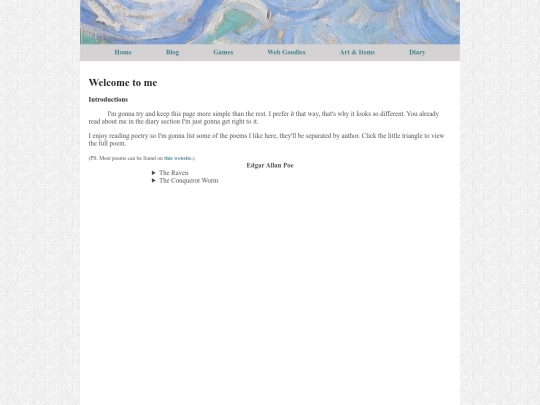 about_me/aboutme screenshot
