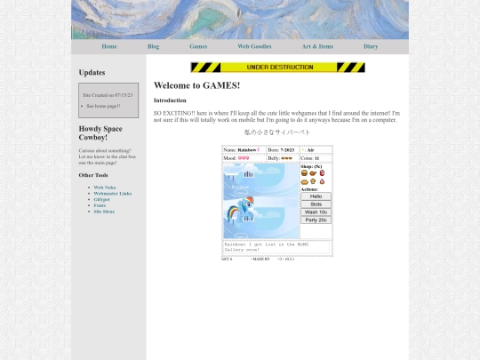games screenshot