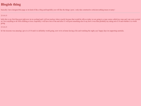 blog screenshot