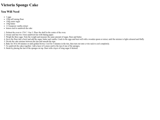 victoriasponge screenshot