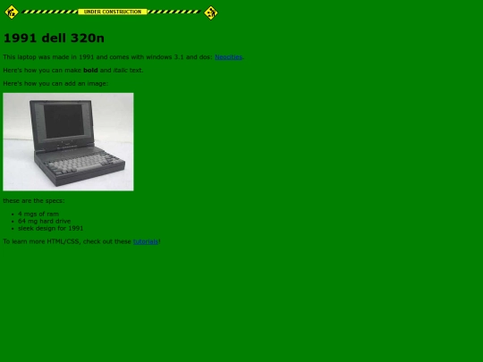 1991laptop screenshot