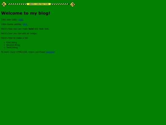 blog screenshot