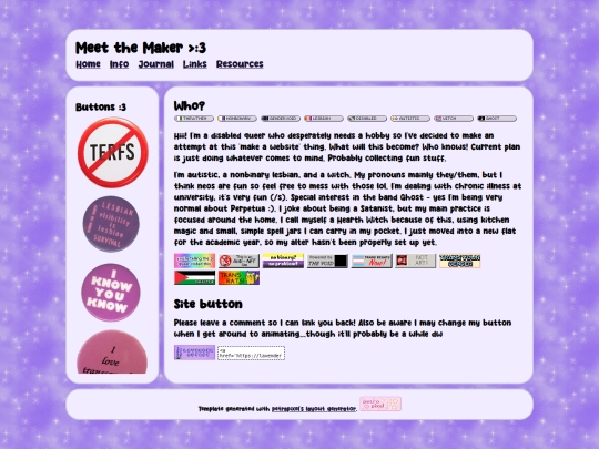 info screenshot
