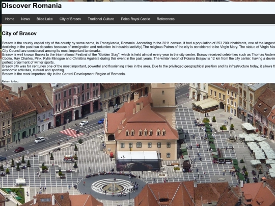 pages/Brasov screenshot