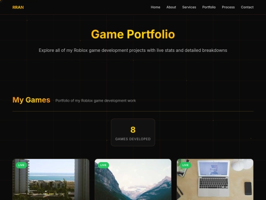 Portfolio screenshot