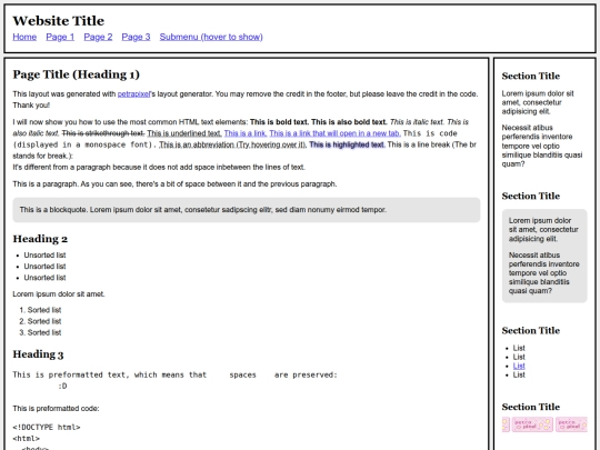 debug/html-template screenshot