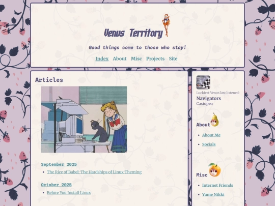 projects/articles/articles-landing screenshot