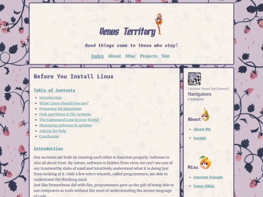 projects/articles/before-linux screenshot