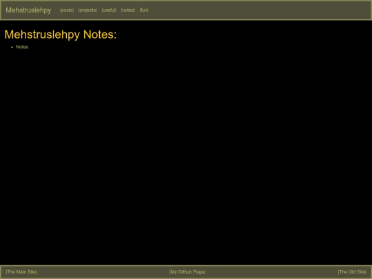 notes screenshot