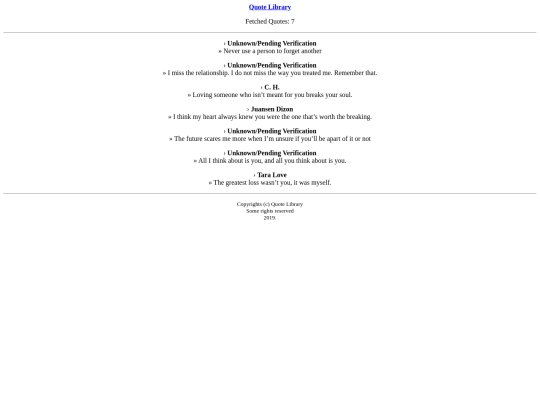 database/topquotes screenshot