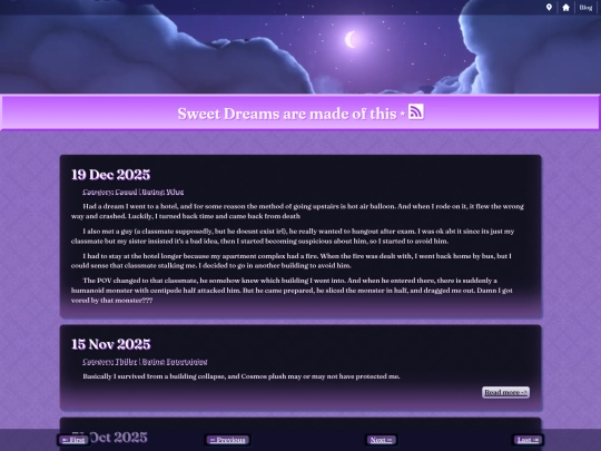 blog/dreams/page-2 screenshot
