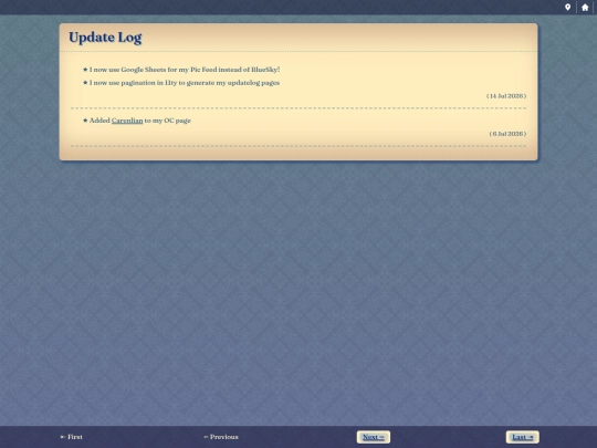 updatelog screenshot