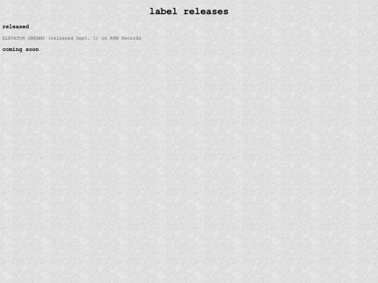 labelreleases screenshot