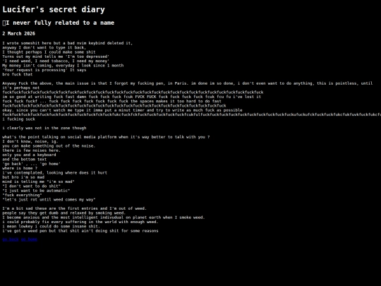 diary/entry2 screenshot