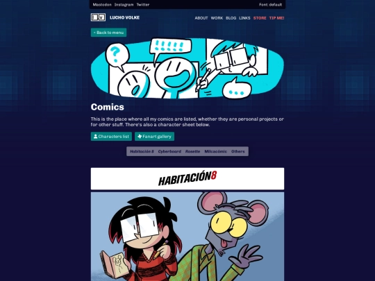 work/comics screenshot