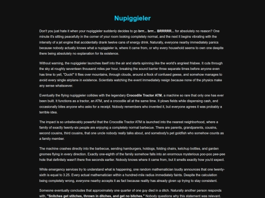 Nupiggieler screenshot