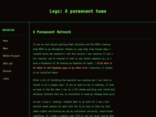 logs/network screenshot