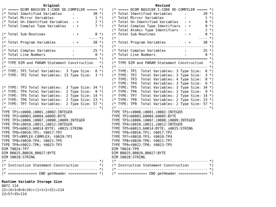 Basic09/DComCmp screenshot