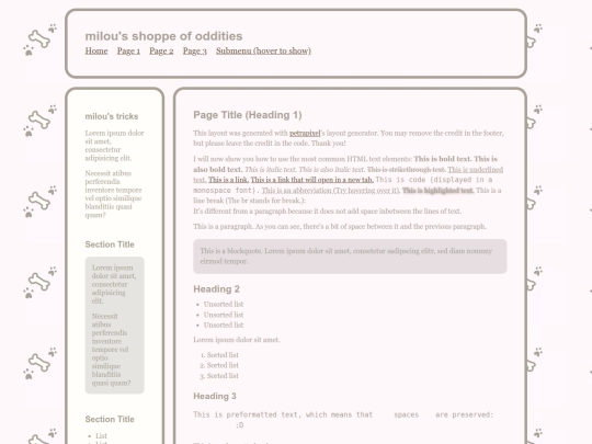 index screenshot