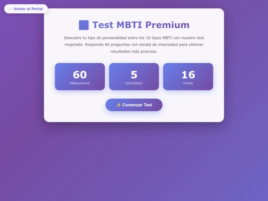 test-mbti screenshot