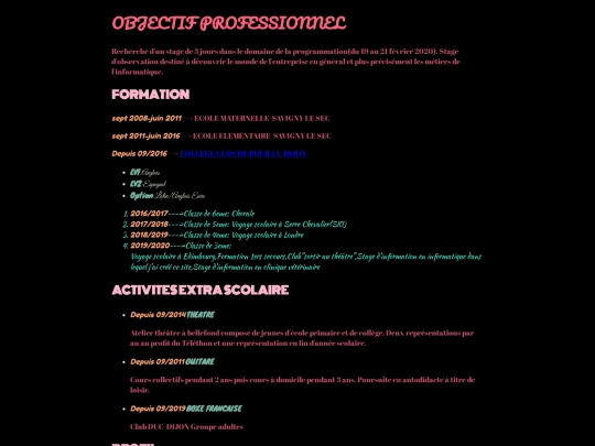 index screenshot