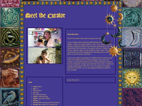 about-me screenshot