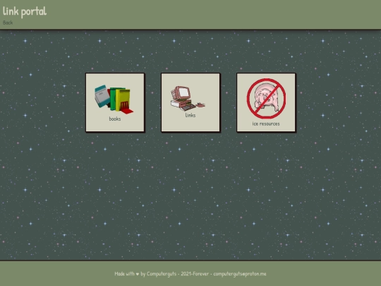 links screenshot