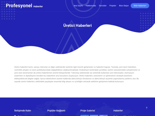 uretici-haberleri screenshot