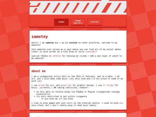 index screenshot
