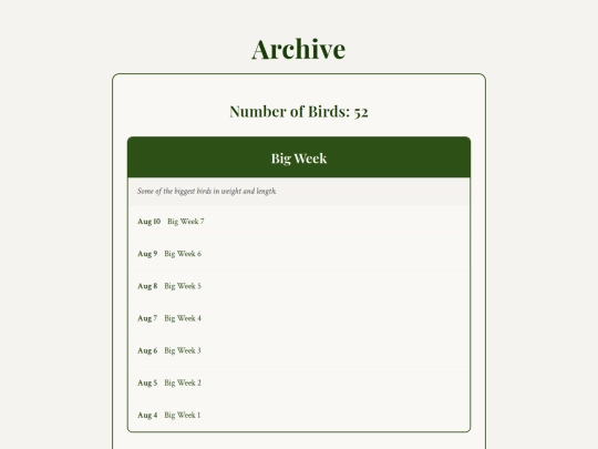 archive screenshot
