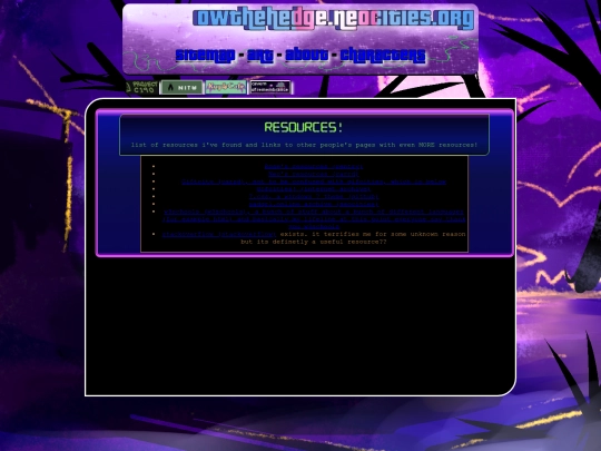 resources screenshot