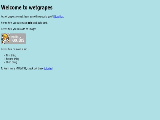index screenshot