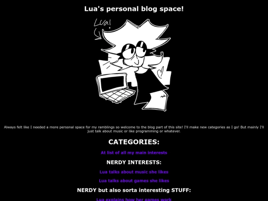 personal/personal-homepage screenshot