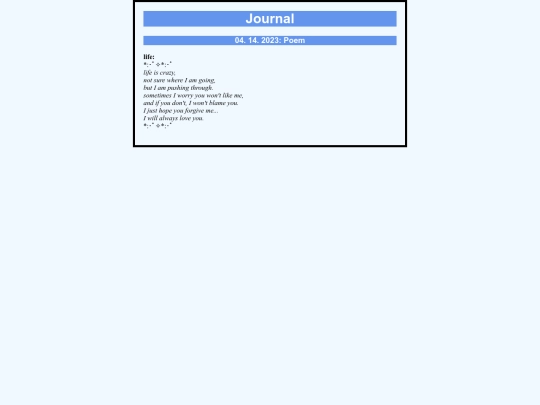 journal screenshot