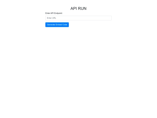 api screenshot