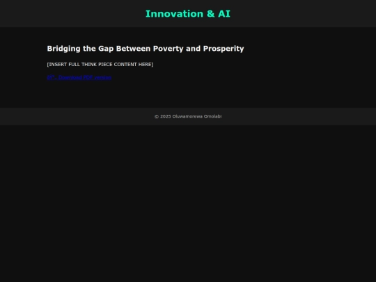innovation screenshot