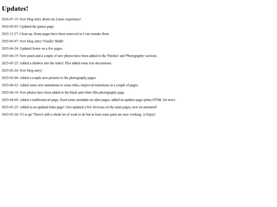 updates screenshot