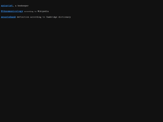 writing/words screenshot