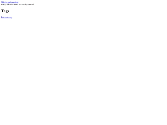 blog/tags screenshot
