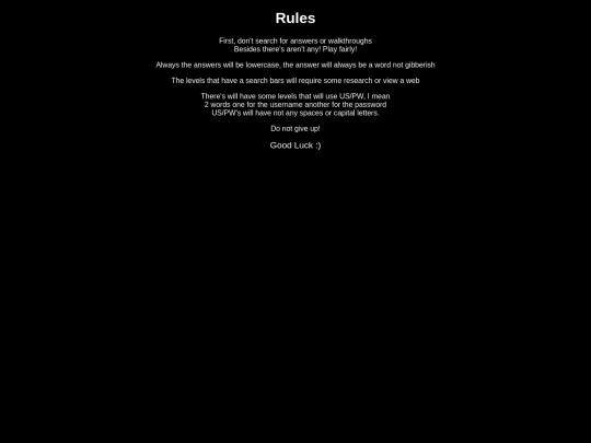 rules screenshot