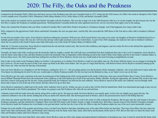 Achievements/2020s/2020SwissSkydiverOaksPreakness screenshot