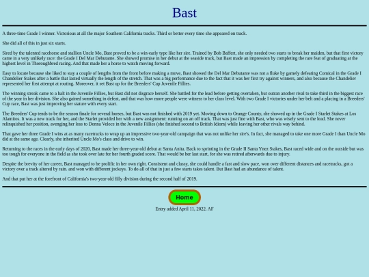 Horses/B/Bast screenshot