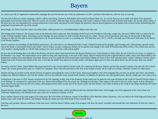 Horses/B/Bayern screenshot