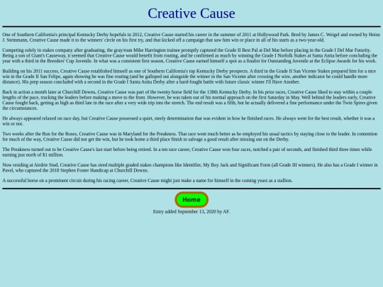 Horses/C/CreativeCause screenshot