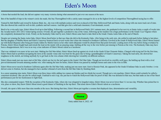 Horses/E/EdensMoon screenshot