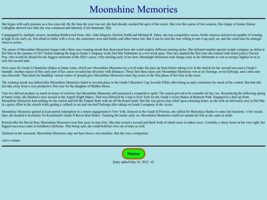Horses/M/MoonshineMemories screenshot