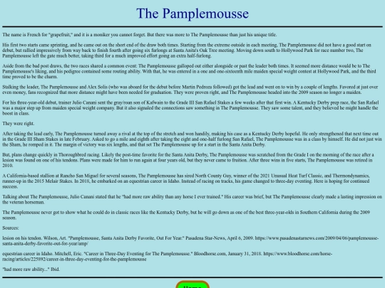 Horses/P/ThePamplemousse screenshot