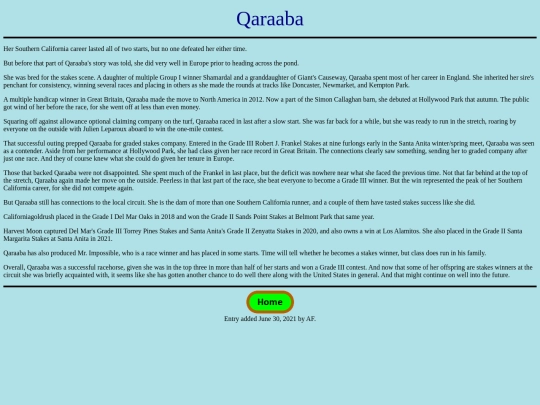 Horses/Q/Qaraaba screenshot