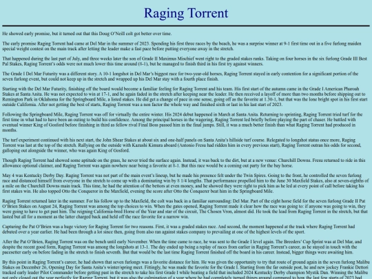 Horses/R/RagingTorrent screenshot