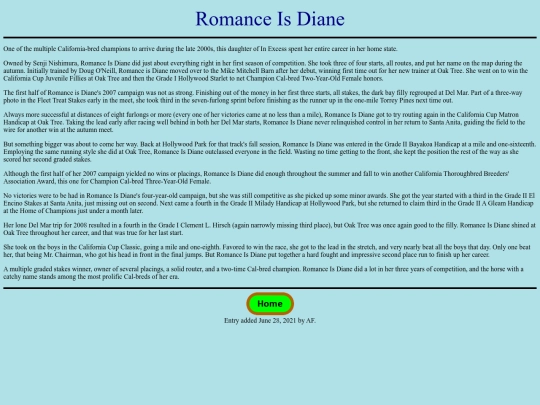 Horses/R/RomanceIsDiane screenshot